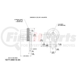 1077-09015-04X by KIT MASTERS - Remanufactured Kysor-style hubs by Kit Masters are premium replacements for worn or damaged hubs (pulley & bracket). Also requires replacement/repair of appropriate fan clutch.