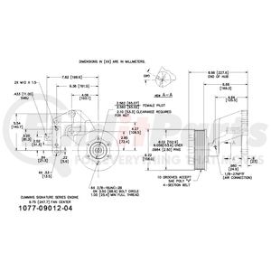 1077-09012-04X by KIT MASTERS - Kysor-Style Hub - Remanufactured