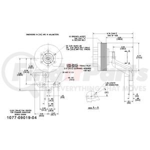 1077-09019-04X by KIT MASTERS - Kysor-Style Hub - Remanufactured