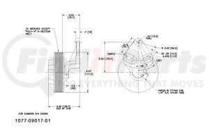 1077-09017-01X by KIT MASTERS - Kysor-Style Hub - Remanufactured