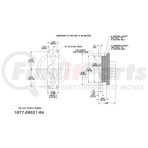 1077-09021-04X by KIT MASTERS - Kysor-Style Hub - Remanufactured