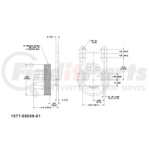 1077-09059-01X by KIT MASTERS - Kysor-Style Hub - Remanufactured