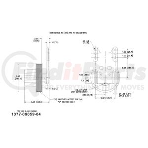 1077-09059-04X by KIT MASTERS - Kysor-Style Hub - Remanufactured