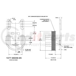 1077-09059-05X by KIT MASTERS - Kysor-Style Hub - Remanufactured