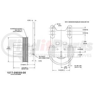 1077-09059-08X by KIT MASTERS - Kysor-Style Hub - Remanufactured