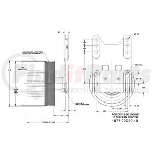 1077-09059-10X by KIT MASTERS - Kysor-Style Hub - Remanufactured