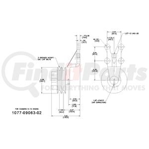 1077-09063-02X by KIT MASTERS - Kysor-Style Hub - Remanufactured