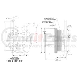 1077-09067-04X by KIT MASTERS - Kysor-Style Hub - Remanufactured