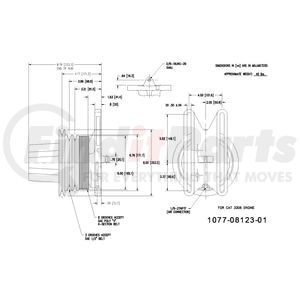 1077-08123-01X by KIT MASTERS - Kysor-Style Hub - Remanufactured