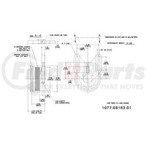 1077-08163-01X by KIT MASTERS - Kysor-Style Hub - Remanufactured