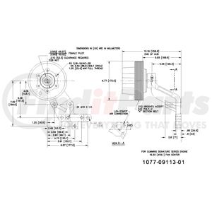 1077-09113-01X by KIT MASTERS - Kysor-Style Hub - Remanufactured