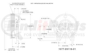 1077-09116-01X by KIT MASTERS - Kysor-Style Hub - Remanufactured