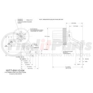 1077-09113-04X by KIT MASTERS - Remanufactured Kysor-style hubs by Kit Masters are premium replacements for worn or damaged hubs (pulley & bracket). Also requires replacement/repair of appropriate fan clutch.