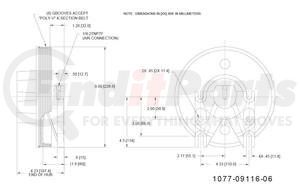 1077-09116-06X by KIT MASTERS - Kysor-Style Hub - Remanufactured