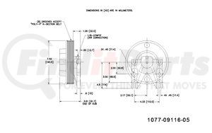 1077-09116-05X by KIT MASTERS - Kysor-Style Hub - Remanufactured