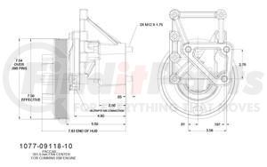 1077-09118-10X by KIT MASTERS - Kysor-Style Hub - Remanufactured