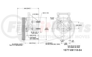 1077-09118-04X by KIT MASTERS - Kysor-Style Hub - Remanufactured