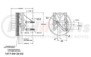 1077-09120-03X by KIT MASTERS - Kysor-Style Hub - Remanufactured