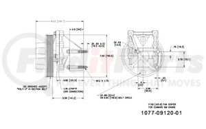 1077-09120-01X by KIT MASTERS - Kysor-Style Hub - Remanufactured