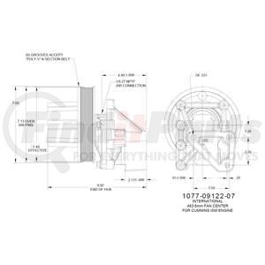 1077-09122-07X by KIT MASTERS - Kysor-Style Hub - Remanufactured