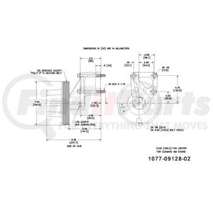 1077-09128-02X by KIT MASTERS - Kysor-Style Hub - Remanufactured