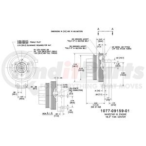 1077-09159-01X by KIT MASTERS - Remanufactured Kysor-style hubs by Kit Masters are premium replacements for worn or damaged hubs (pulley & bracket). Also requires replacement/repair of appropriate fan clutch.