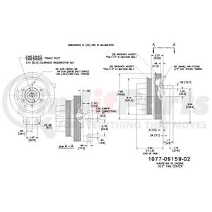 1077-09159-02X by KIT MASTERS - Kysor-Style Hub - Remanufactured