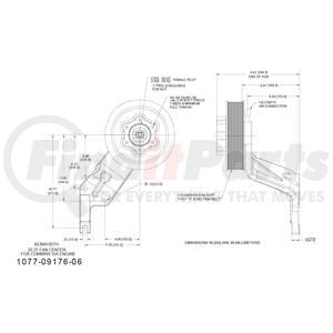 1077-09176-06X by KIT MASTERS - Kysor-Style Hub - Remanufactured