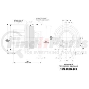 1077-09252-02BX by KIT MASTERS - Kysor-Style Hub - Remanufactured