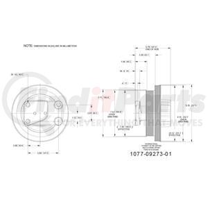 1077-09273-01X by KIT MASTERS - Kysor-Style Hub - Remanufactured