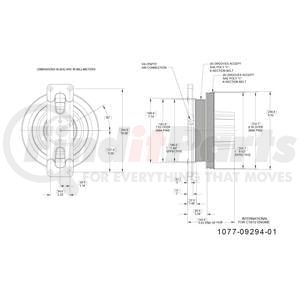 1077-09294-01X by KIT MASTERS - Kysor-Style Hub - Remanufactured