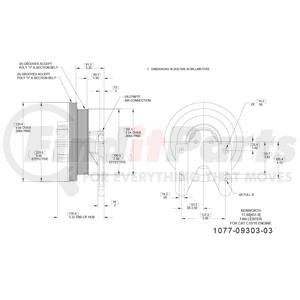 1077-09303-03X by KIT MASTERS - Kysor-Style Hub - Remanufactured