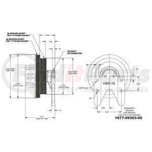 1077-09303-05X by KIT MASTERS - Kysor-Style Hub - Remanufactured