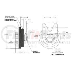 1077-09303-09X by KIT MASTERS - Kysor-Style Hub - Remanufactured