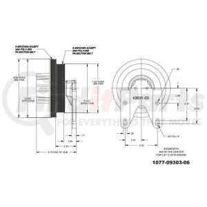 1077-09303-06X by KIT MASTERS - Kysor-Style Hub - Remanufactured