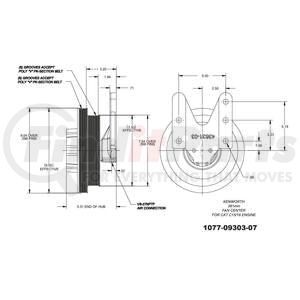 1077-09303-07X by KIT MASTERS - Kysor-Style Hub - Remanufactured