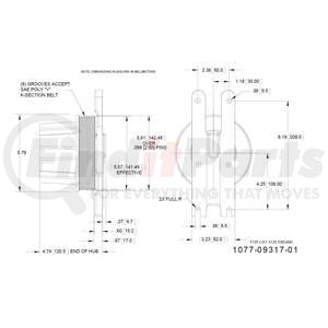 1077-09317-01X by KIT MASTERS - Kysor-Style Hub - Remanufactured