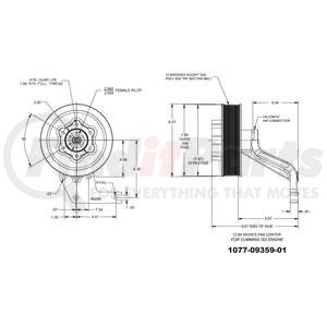 1077-09359-01X by KIT MASTERS - Kysor-Style Hub - Remanufactured