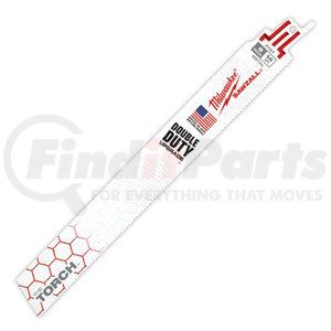MWK-48-00-5787 by EASTERN TOOL WAREHSE - The Torch™ Sawzall Blade - 9" Length, 1"  Width, Metal, White, 126 Teeth, 14 TPI