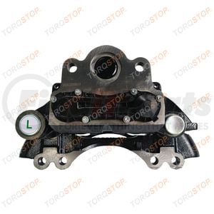 CAS001L by TORQSTOP - New Air Disc Brake Caliper Assembly - Left, without Carrier, Guide Pin included