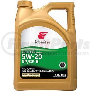 30013014-95300C020 by IDEMITSU - Engine Oil - Fully Synthetic, 5W-20, SP/GF-6, 5 Quarts