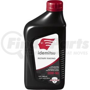 30018101-75000C010 by IDEMITSU - Engine Oil - Rotary Racing, Fully-Synthetic, SAE 20W-50, 1 Quart