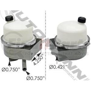 Automann 575.1095 Power Steering Reservoir Power Steering Reservoir with 2 Liter See-Thru Design, Uses OE Filter 87904M