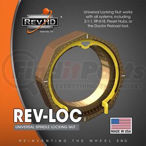 RL-T03 by REVHD - Locking Hub Spindle Nut - Universal