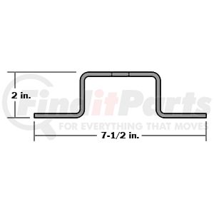 GDP69102522 by GREAT DANE TRAILERS - CROSSMEMBER-HAT STEEL