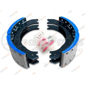 23K4719E2 by TORQSTOP - New Eaton ESII Drum Brake Shoe Kit - with Hardware, 4719E2 FMSI