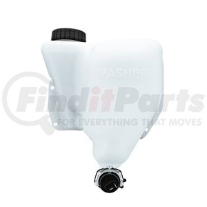 25003 by UNITED PACIFIC - Washer Fluid Reservoir - Plastic, with 12V Pump, Plug and Cap, for 1989-2007 Peterbilt 379