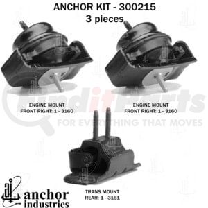 300215 by ANCHOR MOTOR MOUNTS - ENGINE MNT KIT