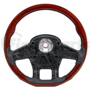 88189 by UNITED PACIFIC - Steering Wheel - 18 in., YourGrip, Wood, 36-Spline Mounting Adapter