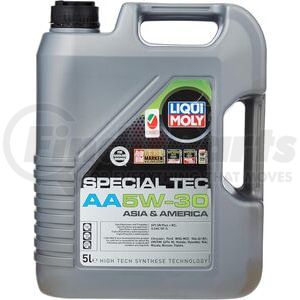 20138 by LIQUI MOLY - Engine Oil - Special Tec, AA SAE 5W-30, High Tech Synthesis Technology, 5 Liters